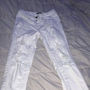 white jeans